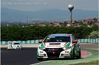 Honda Civic WTCC na torze Hungaroring 