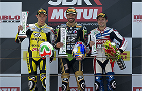 Van der Mark i Honda na podium World Superbike w Misano