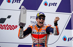 Marquez i Honda wygrywają w MotoGP w Tajlandii